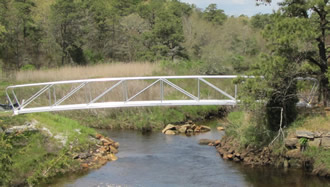 Footbridge at Red Brook Reserve